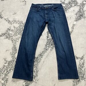 Rodd & Gunn Mens Size‎ 38 Straight Fit Blue Stretch Denim Jeans Cotton Blend